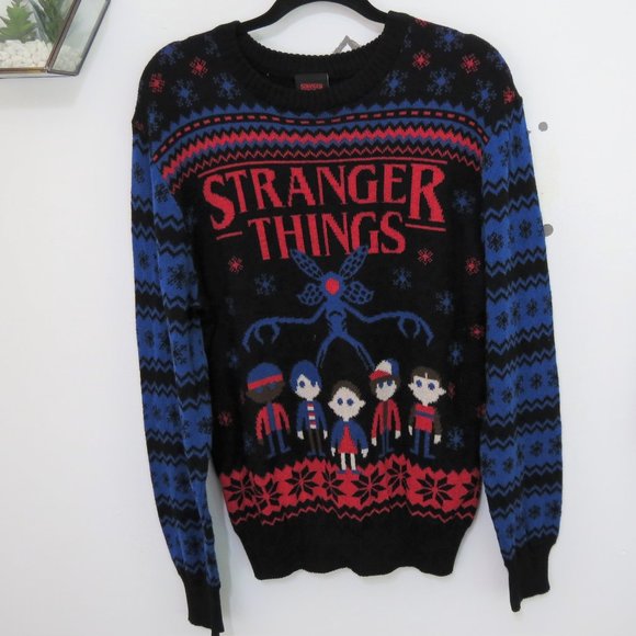 Stranger Things Other - Stranger Things Black  Long Sleeve Sweater L